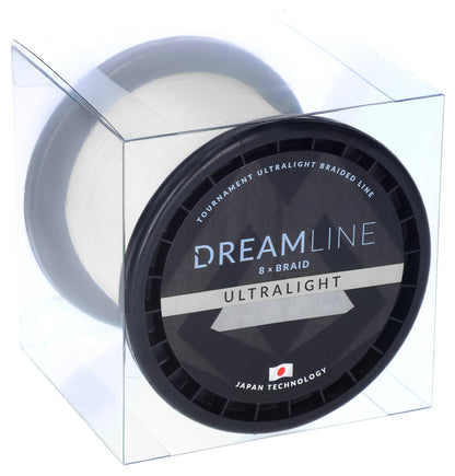 Mikado Geflochtene Schnüre - Dreamline Ultralight - 0.047mm/3.87kg/2100m - Weiss - 1 Spule