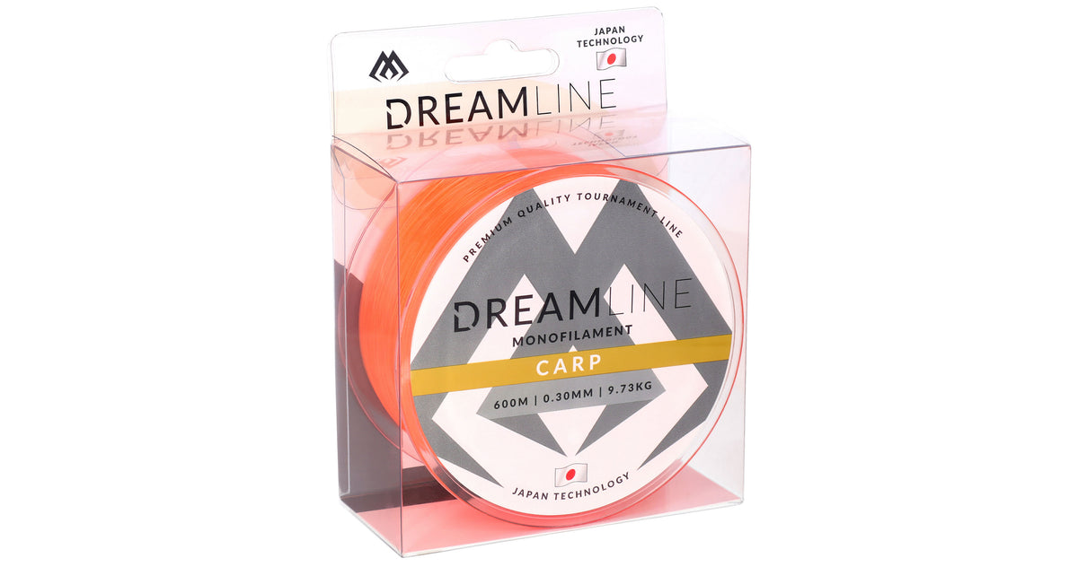 Mikado Schnur - Dreamline Carp - 0.24mm/6.54kg/300m - Fluo Orange - 1 Spule
