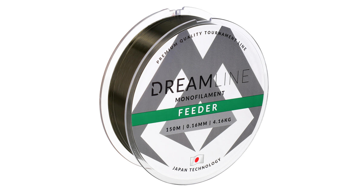 Mikado Schnur - Dreamline Feeder - 0.22mm/6.54kg/150m - Grün - 1 Spule