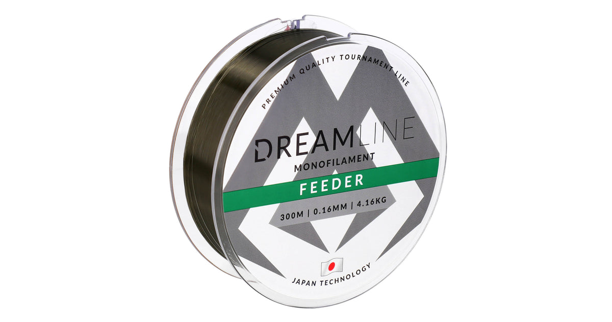 Mikado Schnur - Dreamline Feeder - 0.18mm/5.06kg/300m - Grün - 1 Spule