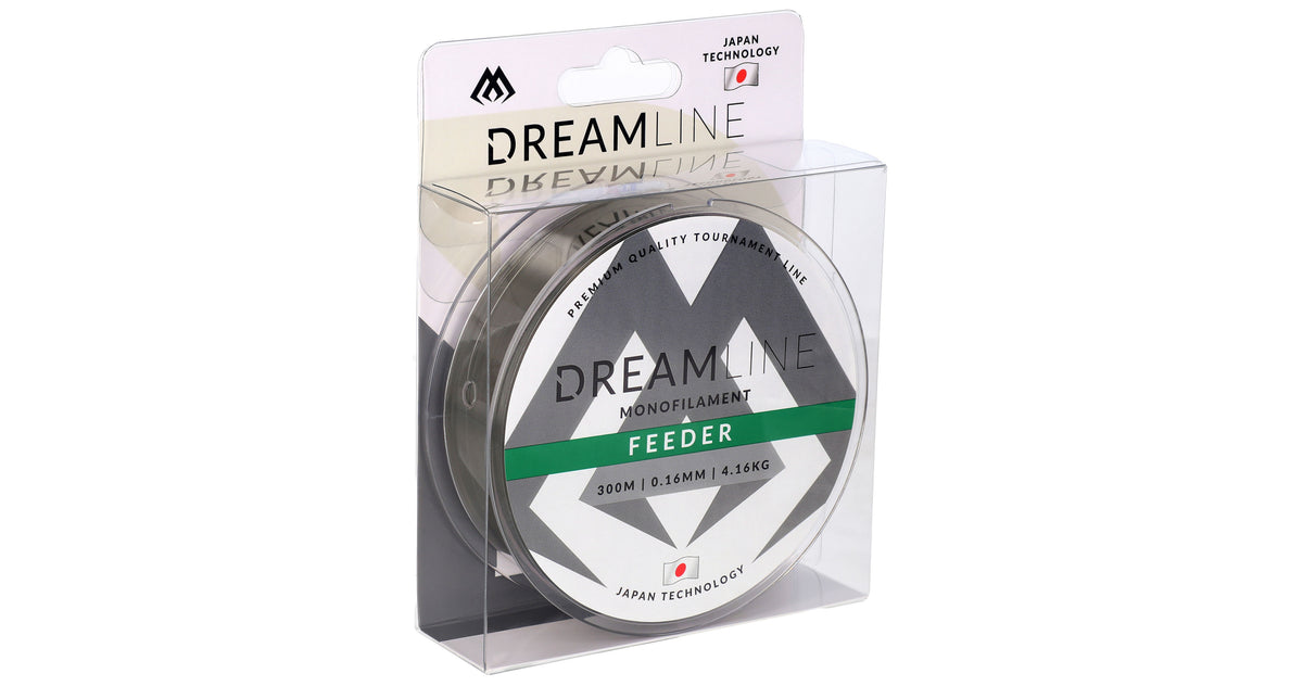 Mikado Schnur - Dreamline Feeder - 0.26mm/8.60kg/300m - Grün - 1 Spule