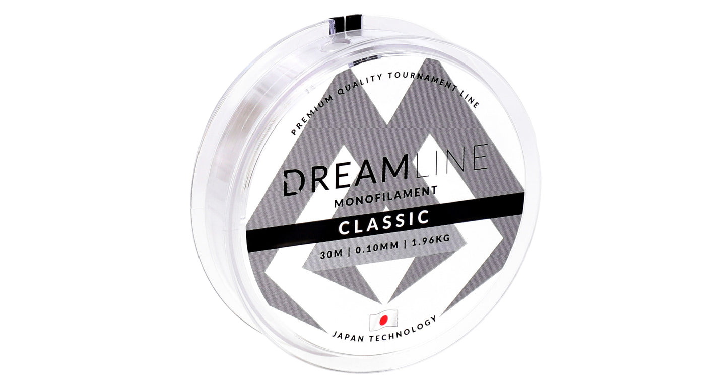 Mikado Schnur - Dreamline Classic - 0.10mm/1.96kg/30m - Transparent - 1 Spule