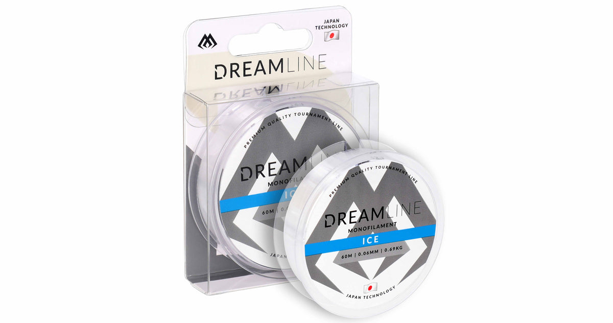 Mikado Schnur - Dreamline Ice - 0.09mm/1.63kg/60m - Transparent - 1 Spule
