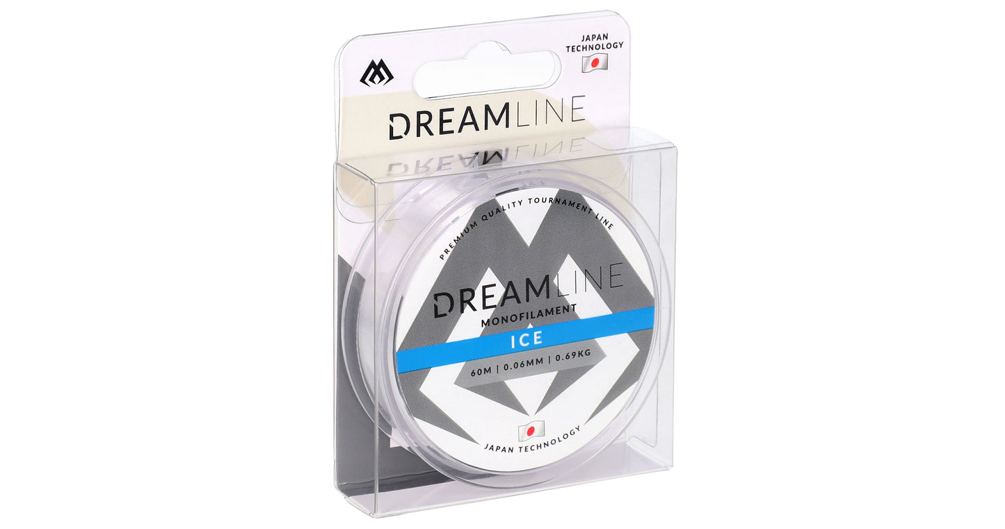 Mikado Schnur - Dreamline Ice - 0.08mm/1.08kg/60m - Transparent - 1 Spule