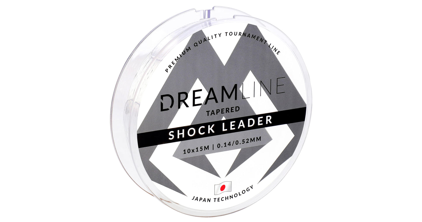 Mikado Schock-Leader - Dreamline Tapered Shock Leader 0.16-0.54mm/10x15m - 1 Spule