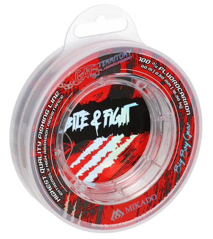 Mikado Schnur - Fluorocarbon Cat Territory - 0.70mm/30.20kg/20m - 1 Spule