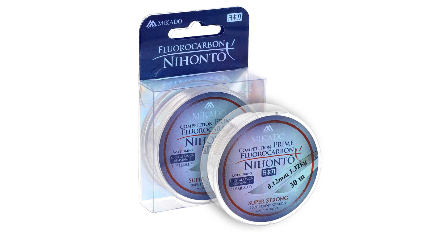 Mikado Schnur - Fluorocarbon Prime - 0.12mm/1.32kg/30m - 1 Spule