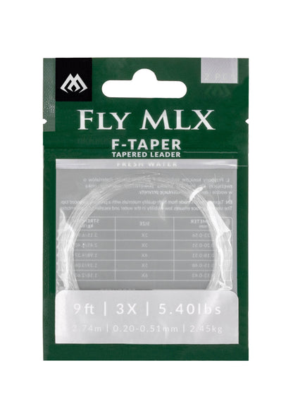 Mikado Konisches Fliegenvorfach - Fly Mlx F-Taper 9ft/6X (0.13mm) - 2 Stk.