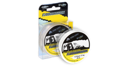 Mikado Schnur - Fluorocarbon Carp Territory - 0.50mm/25lbs/11.34kg/30m - 1 Spule