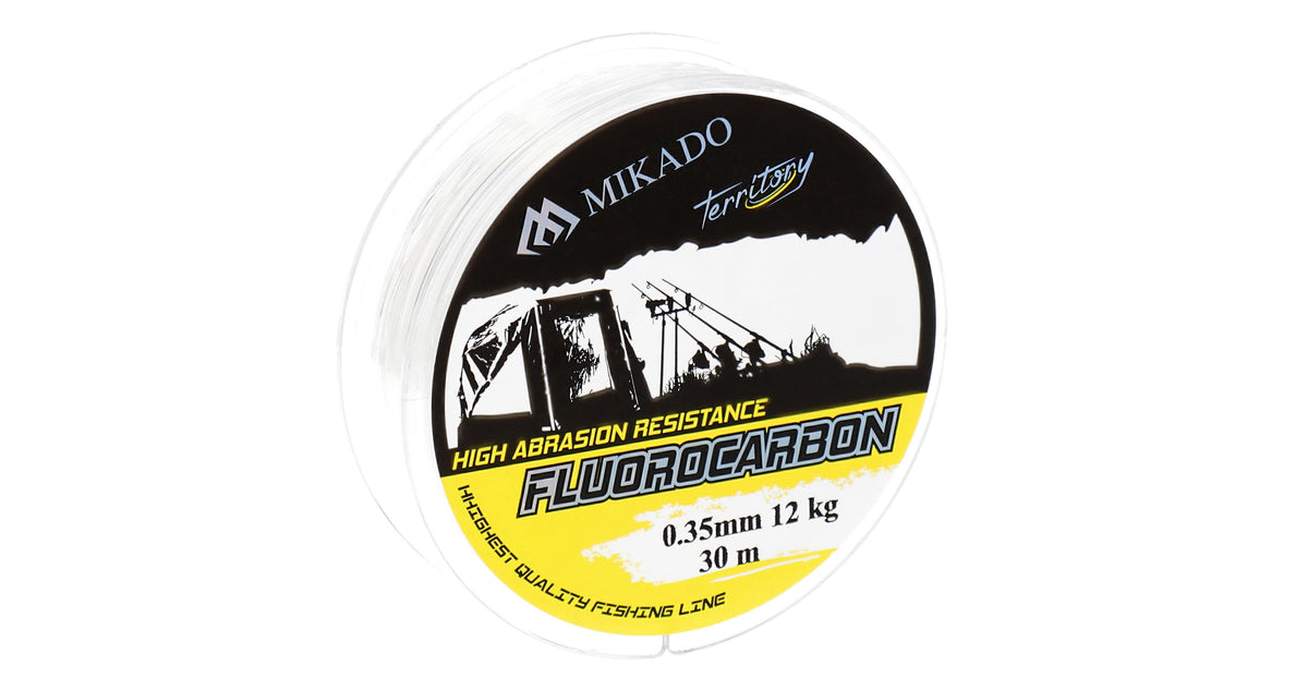 Mikado Schnur - Fluorocarbon Carp Territory - 0.35mm/12lbs/5.44kg/30m - 1 Spule