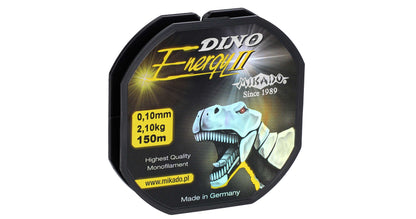 Mikado Schnur - Dino Energy Ii - 0.10mm/2.10kg/150m - 2 Spulen
