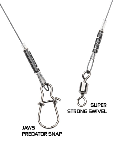 Mikado Leader - Dream Leader - Titanium 1x7 30cm/10LB/4.5kg - 2pcs