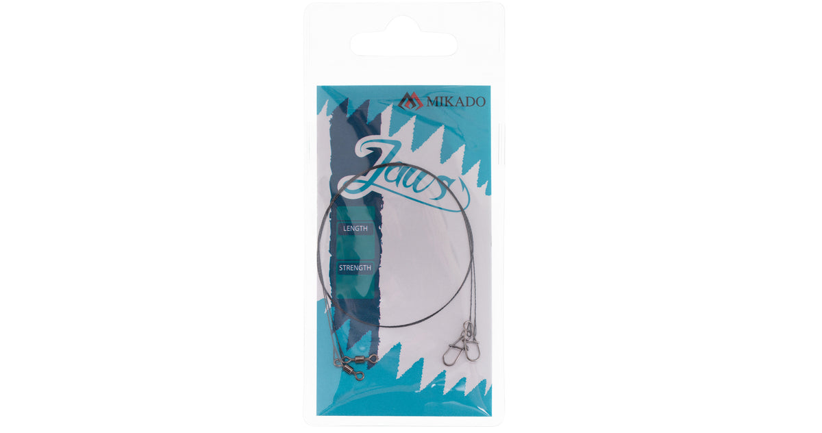Mikado Tungsten-Leader - Jaws-Light - 15cm/10kg - 2 Stk.