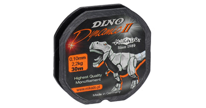 Mikado Schnur - Dino Dynamic Ii - 0.14mm/3.20kg/30m - 10 Spulen