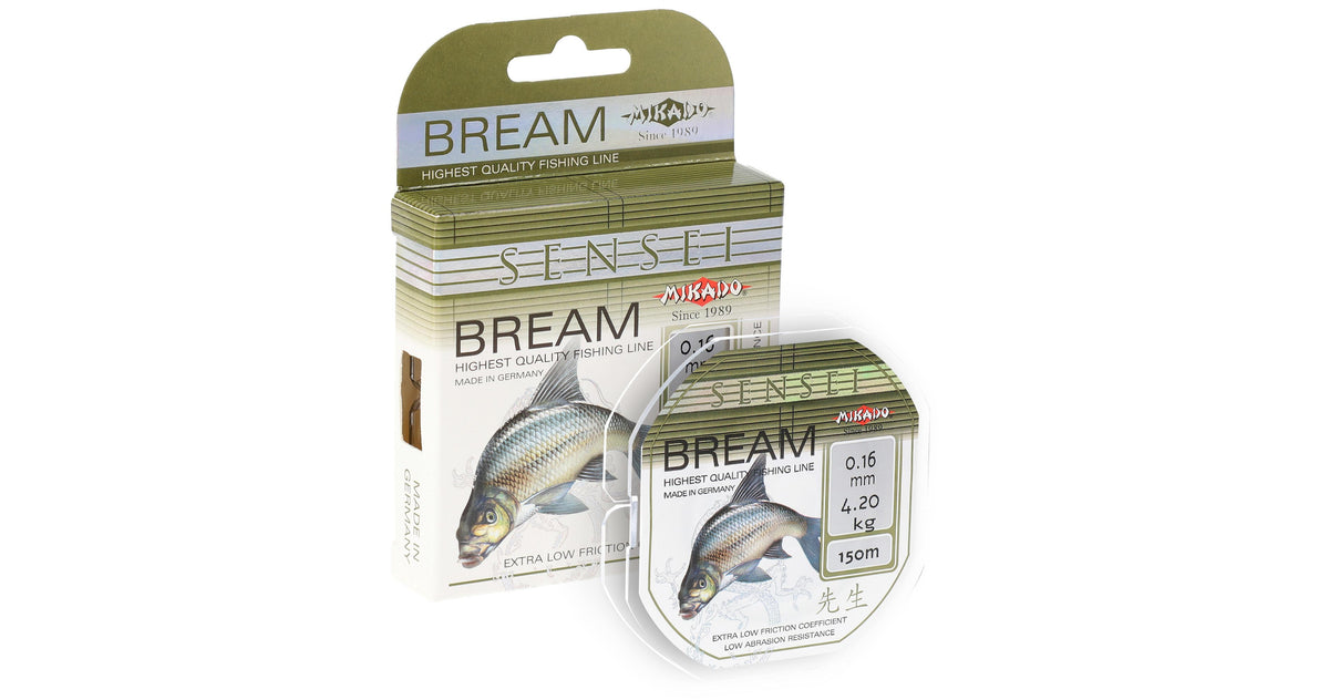 Mikado Schnur - Sensei Bream - 0.24mm/7.70kg/150m - 1 Spule