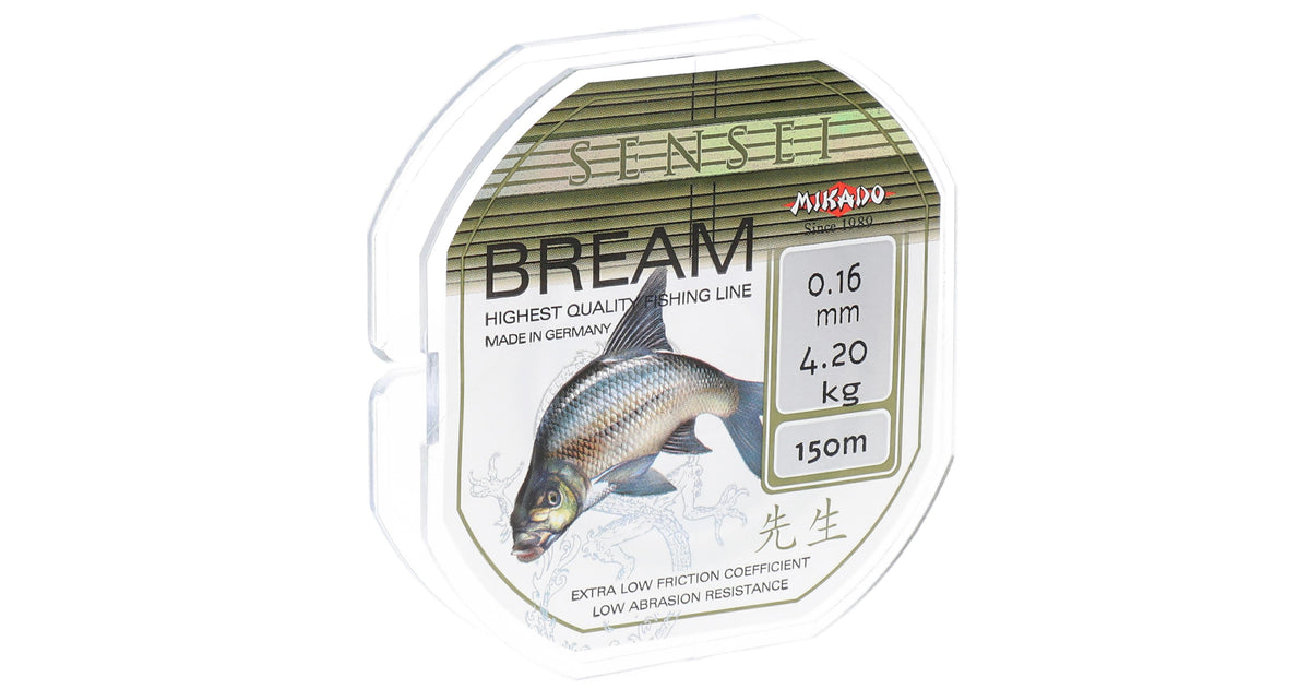 Mikado Schnur - Sensei Bream - 0.30mm/10.95kg/150m - 1 Spule