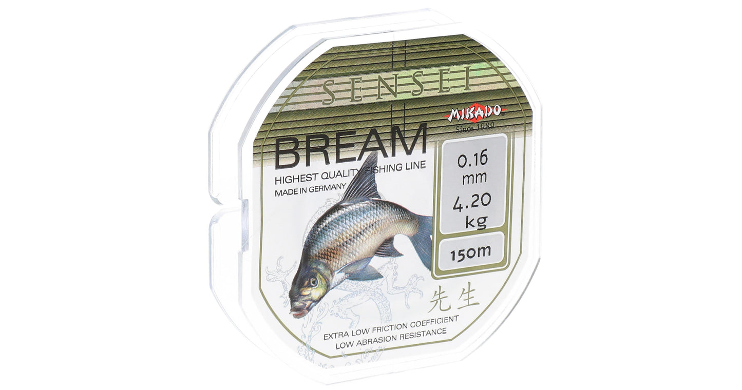 Mikado Schnur - Sensei Bream - 0.20mm/5.90kg/150m - 1 Spule