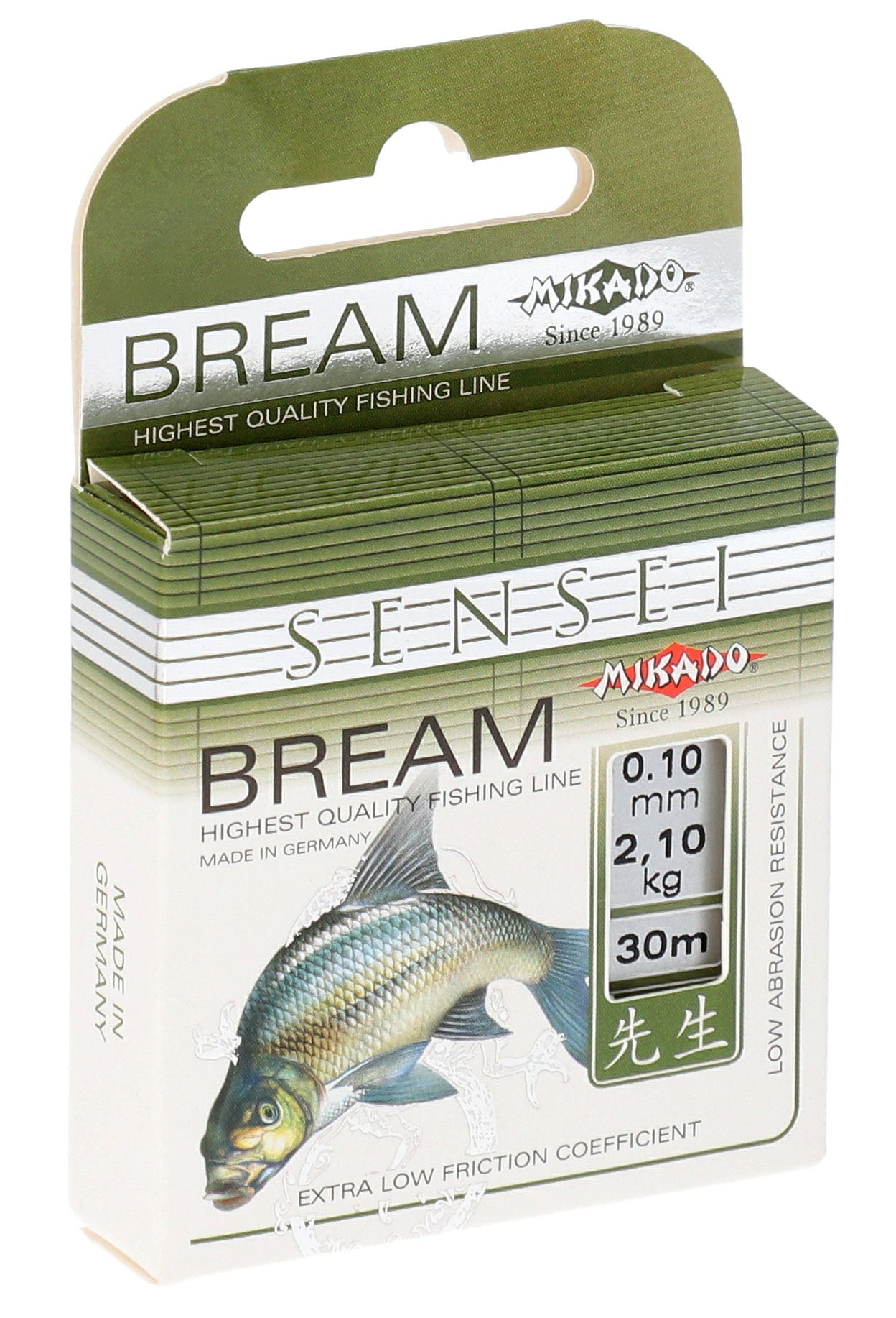 Mikado Schnur - Sensei Bream - 0.12mm/2.80kg/30m - 1 Spule