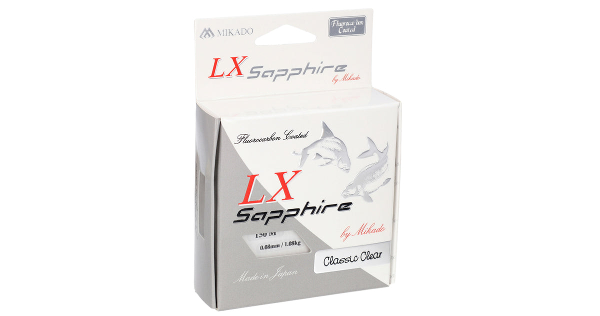 Mikado Schnur - Lx Sapphire Classic Clear - 0.08mm/1.08kg/150m - 1 Spule