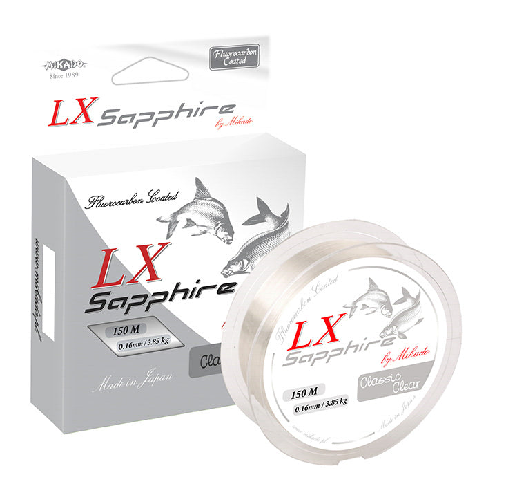 Mikado Schnur - Lx Sapphire Classic Clear - 0.08mm/1.08kg/50m - 1 Spule