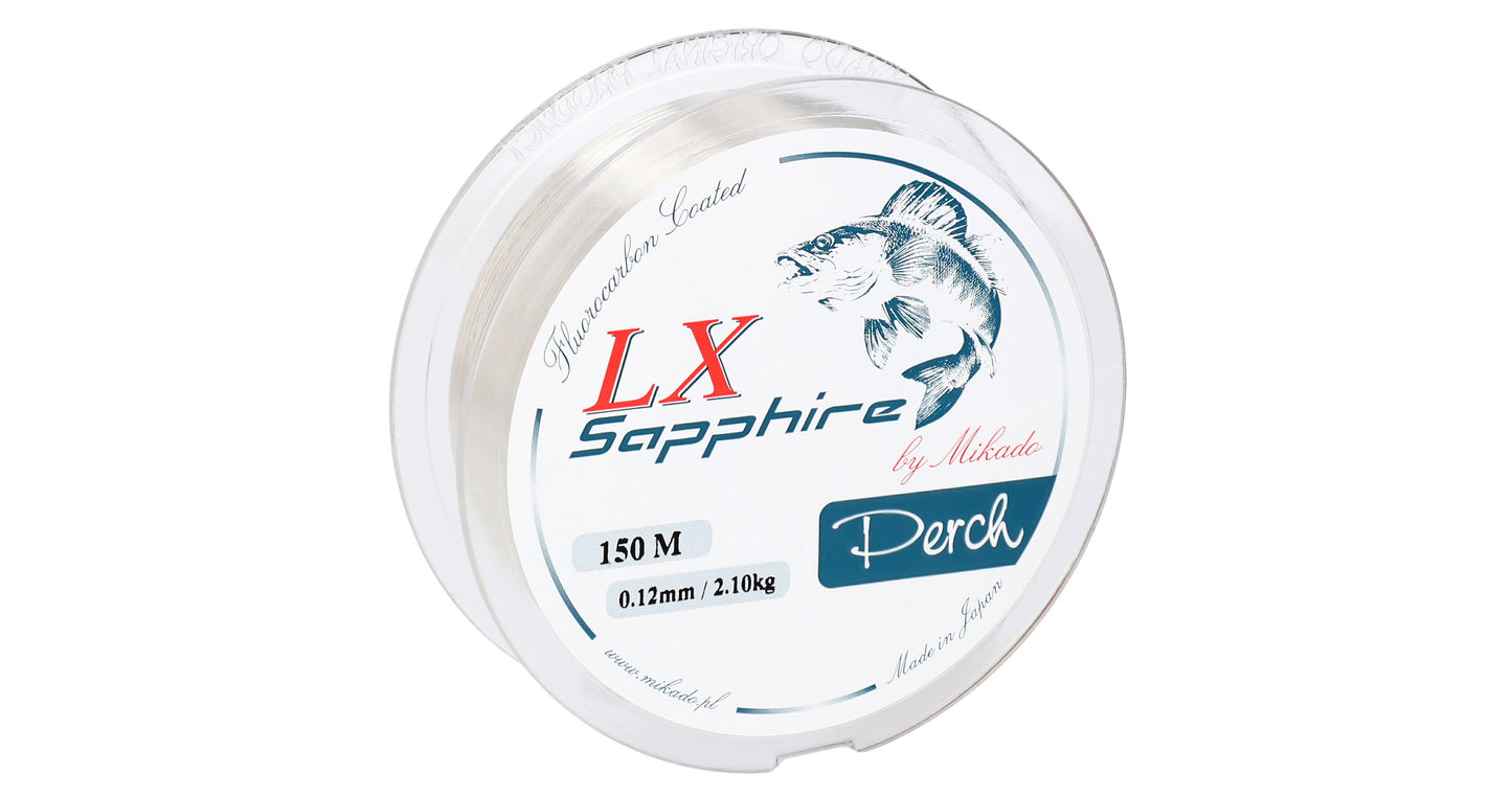 Mikado Schnur - Lx Sapphire Perch - 0.18mm/4.75kg/150m - 1 Spule