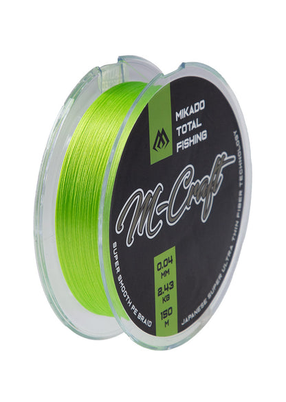 Mikado Geflochtene Schnüre - M-Craft Braid - 0.06mm/3.83kg/150m - Fluo - 1 Spule