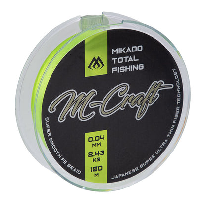 Mikado Geflochtene Schnüre - M-Craft Braid - 0.06mm/3.83kg/150m - Fluo - 1 Spule