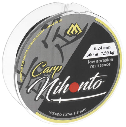 Mikado Schnur - Nihonto Carp - 0.35mm/11.90kg/300m - 1 Spule