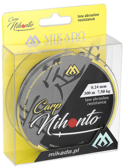 Mikado Schnur - Nihonto Carp - 0.22mm/6.40kg/300m - 1 Spule