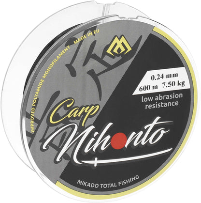 Mikado Schnur - Nihonto Carp - 0.28mm/9.50kg/600m - 1 Spule