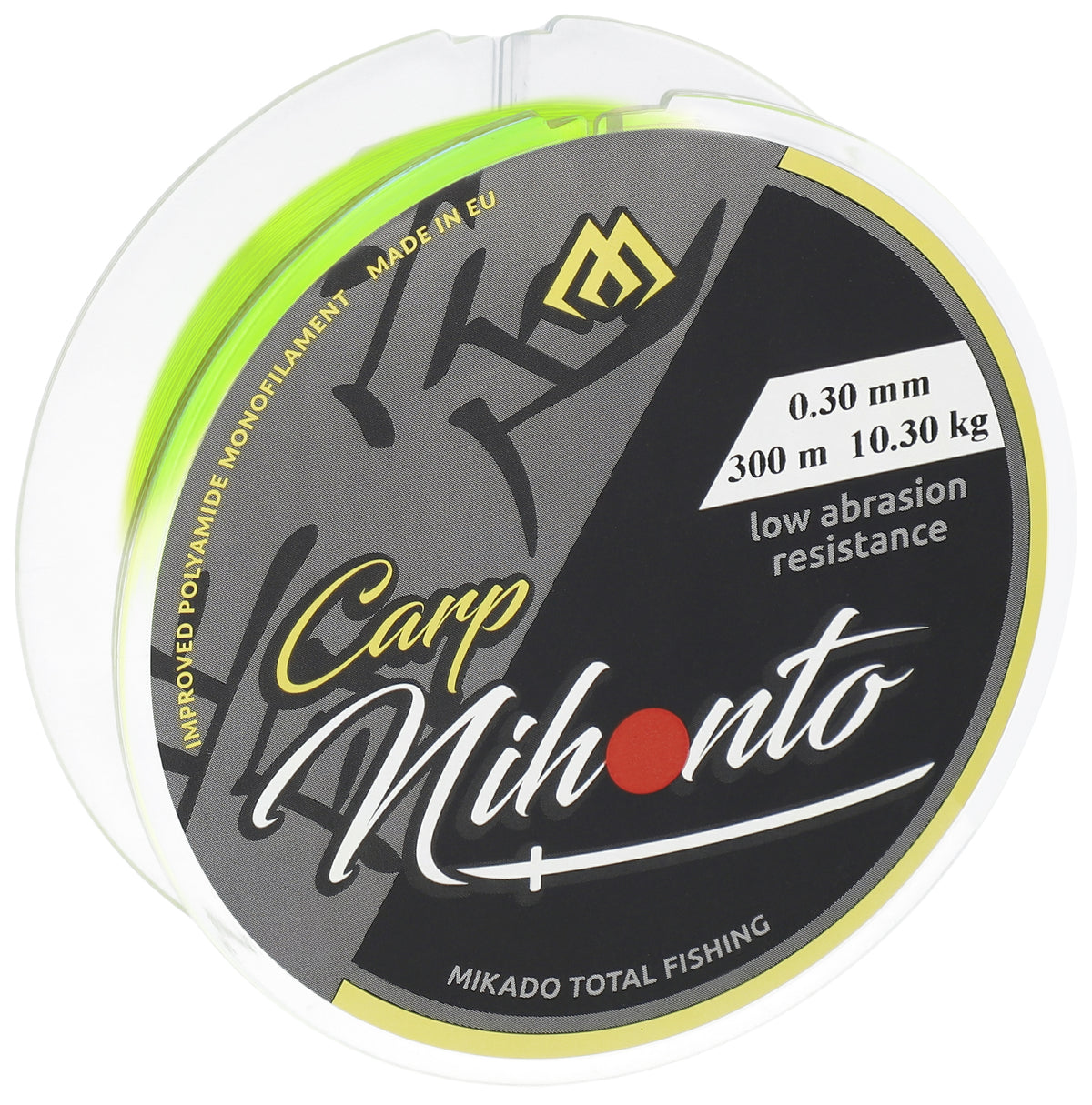 Mikado Schnur - Nihonto Carp - 0.35mm/12.20kg/300m Fluo Gelb - 1 Stk.