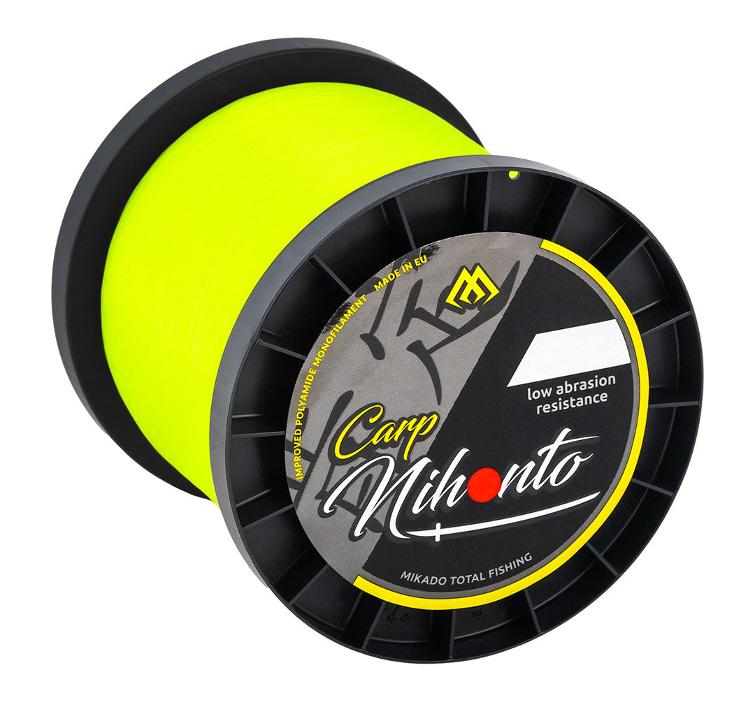 Mikado Schnur - Nihonto Carp - 0.25mm/7.30kg/5000m - Fluo Gelb - 1 Spule
