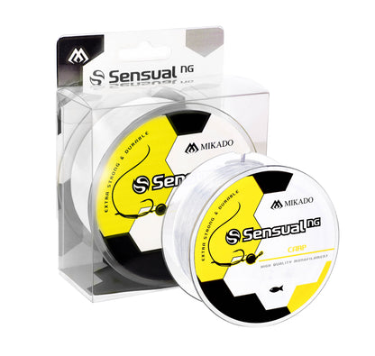 Mikado Schnur - Sensual N.G. Carp 0.40mm/26.5kg/600m - Transparent - 1 Spule