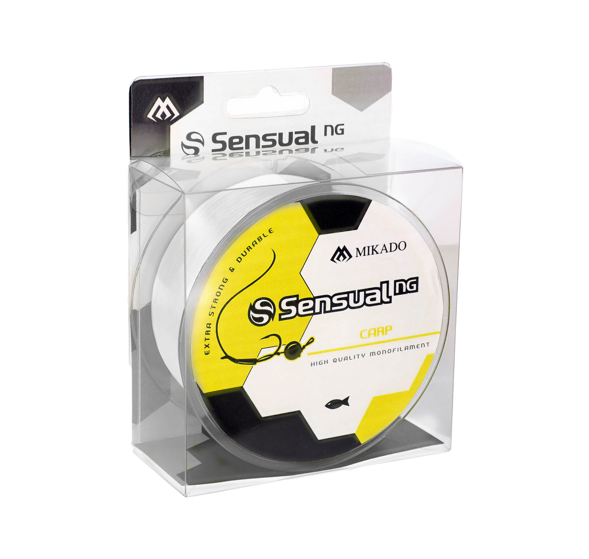 Mikado Schnur - Sensual N.G. Carp 0.24mm/10.5kg/600m - Transparent - 1 Spule