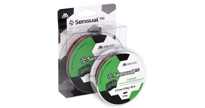 Mikado Schnur - Sensual N.G. Feeder 0.24mm/10.5kg/150m - Braun - 1 Spule