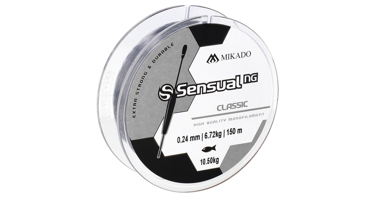 Mikado Schnur - Sensual N.G. Classic 0.16mm/5kg/150m - Transparent - 1 Spule