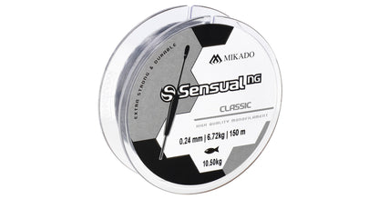 Mikado Schnur - Sensual N.G. Classic 0.24mm/10.5kg/150m - Transparent - 1 Spule
