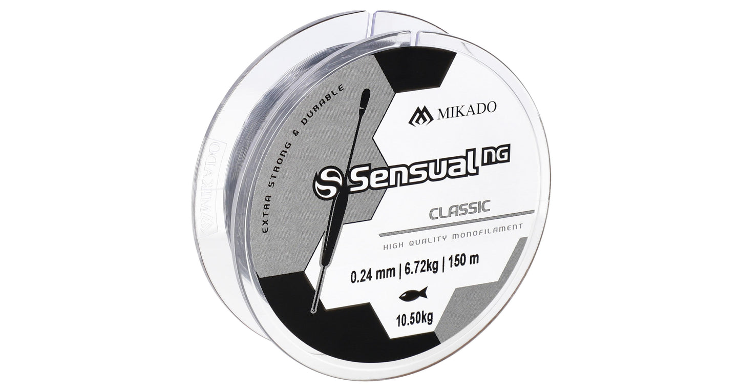 Mikado Schnur - Sensual N.G. Classic 0.12mm/2.5kg/150m - Transparent - 1 Spule