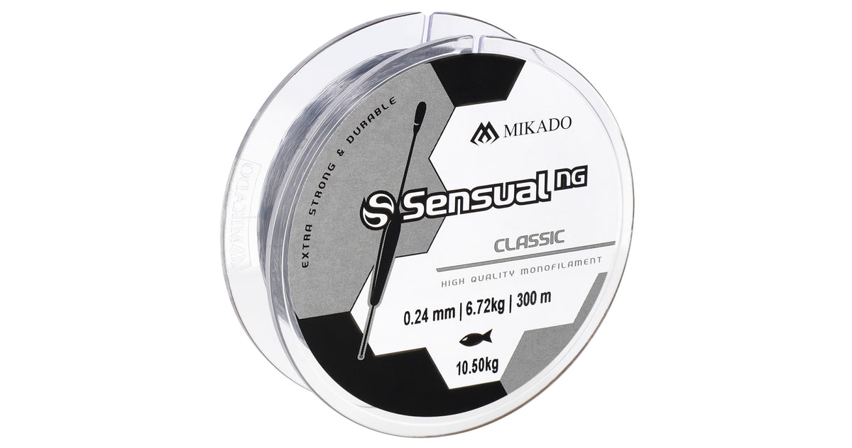 Mikado Schnur - Sensual N.G. Classic 0.24mm/10.5kg/300m - Transparent - 1 Spule