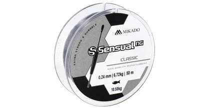 Mikado Schnur - Sensual N.G. Classic 0.16mm/5kg/50m - Transparent - 1 Spule