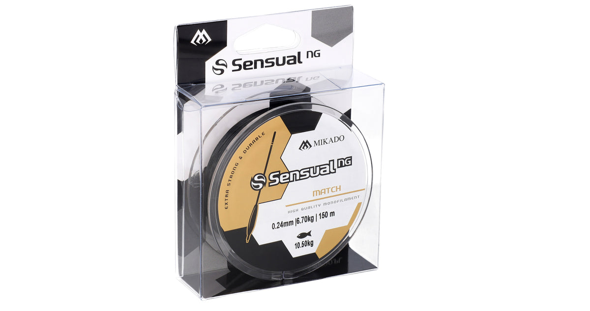 Mikado Schnur - Sensual N.G. Match 0.14mm/3.5kg/150m - Schwarz - 1 Spule