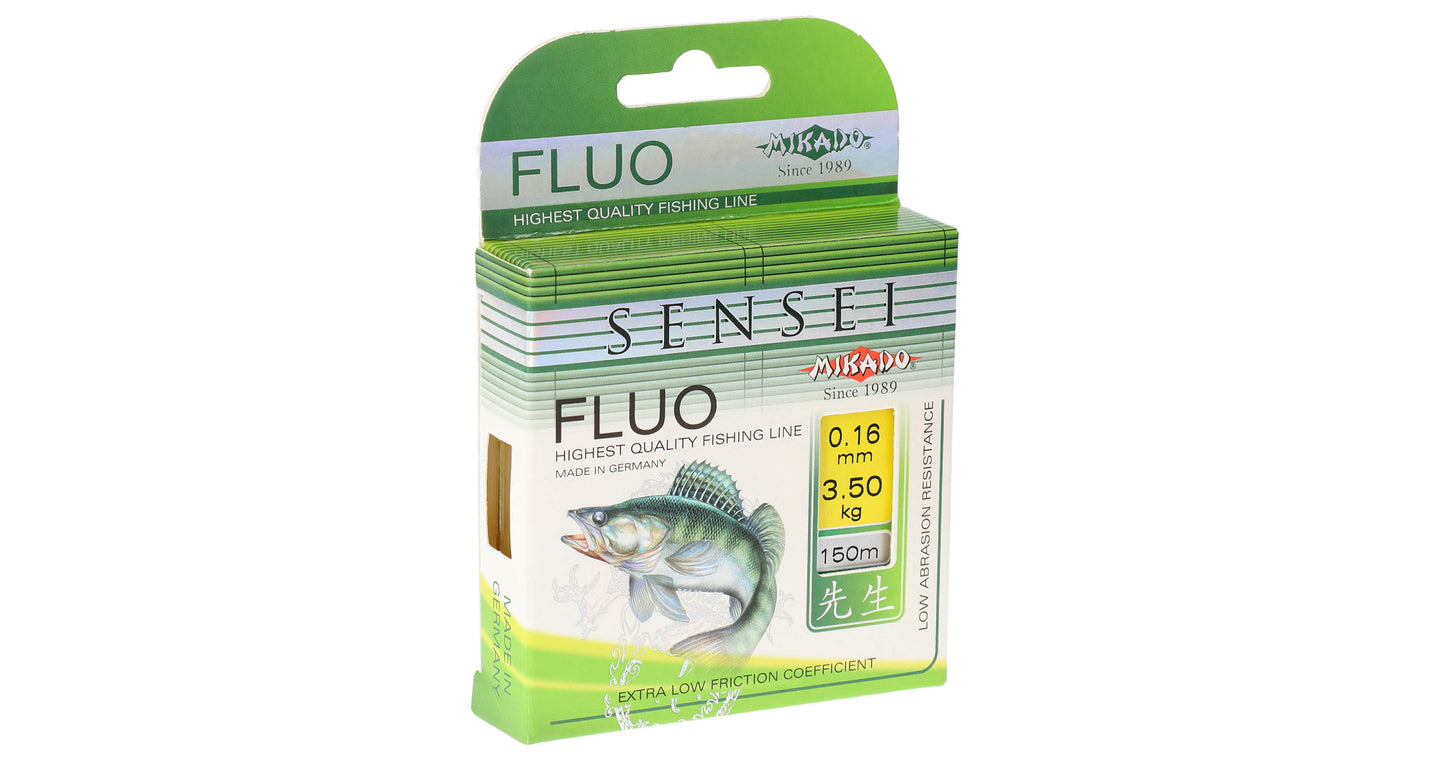 Mikado Schnur - Sensei Fluo - 0.28mm/8.80kg/150m - 1 Spule