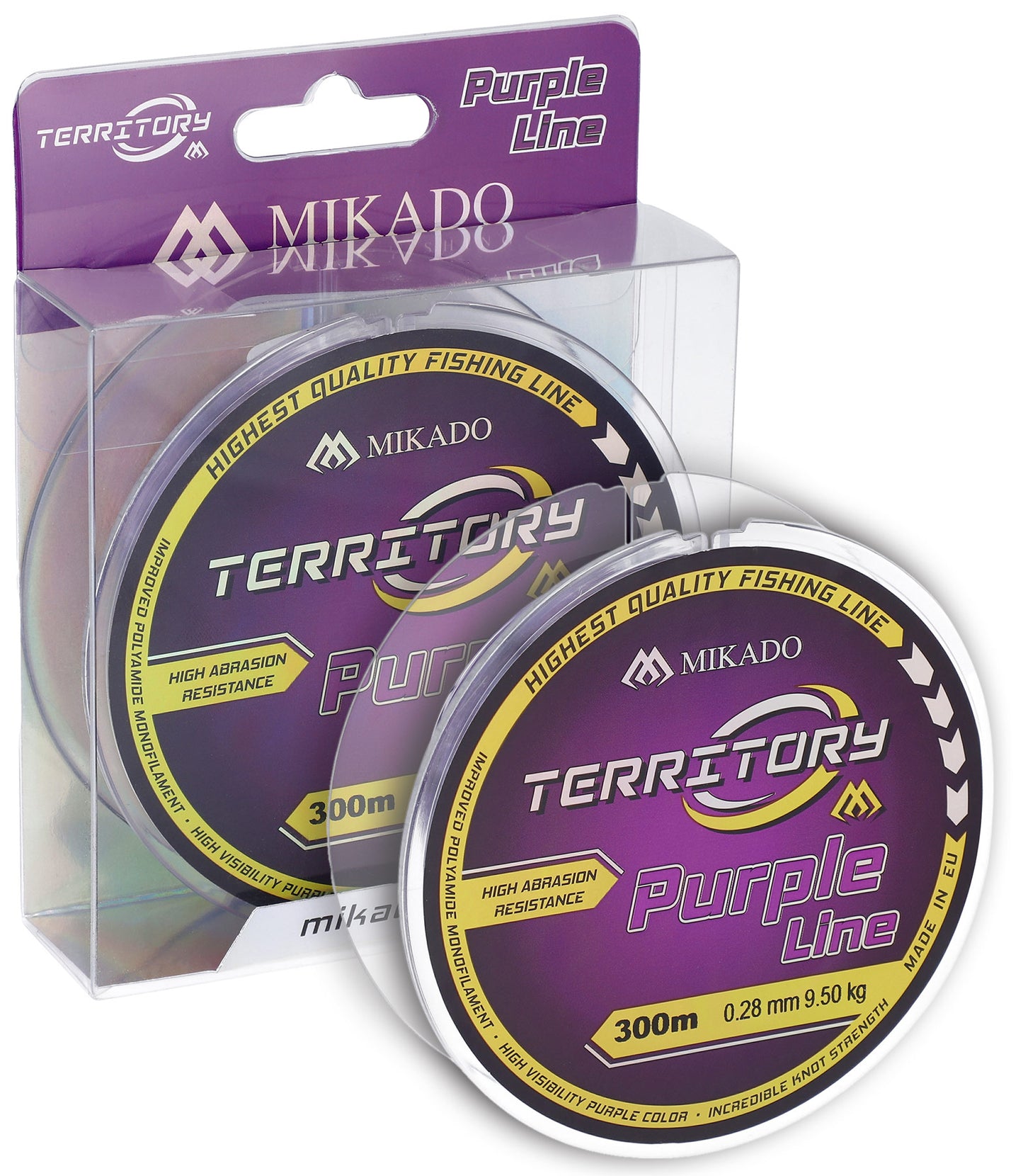 Mikado Schnur - Territory Purple - 0.40mm/13.80kg/300m - 1 Spule