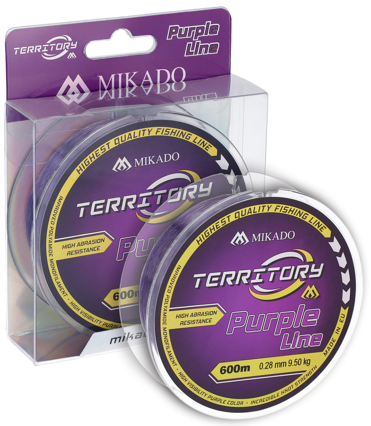 Mikado Schnur - Territory Purple - 0.30mm/10.90kg/600m - 1 Spule