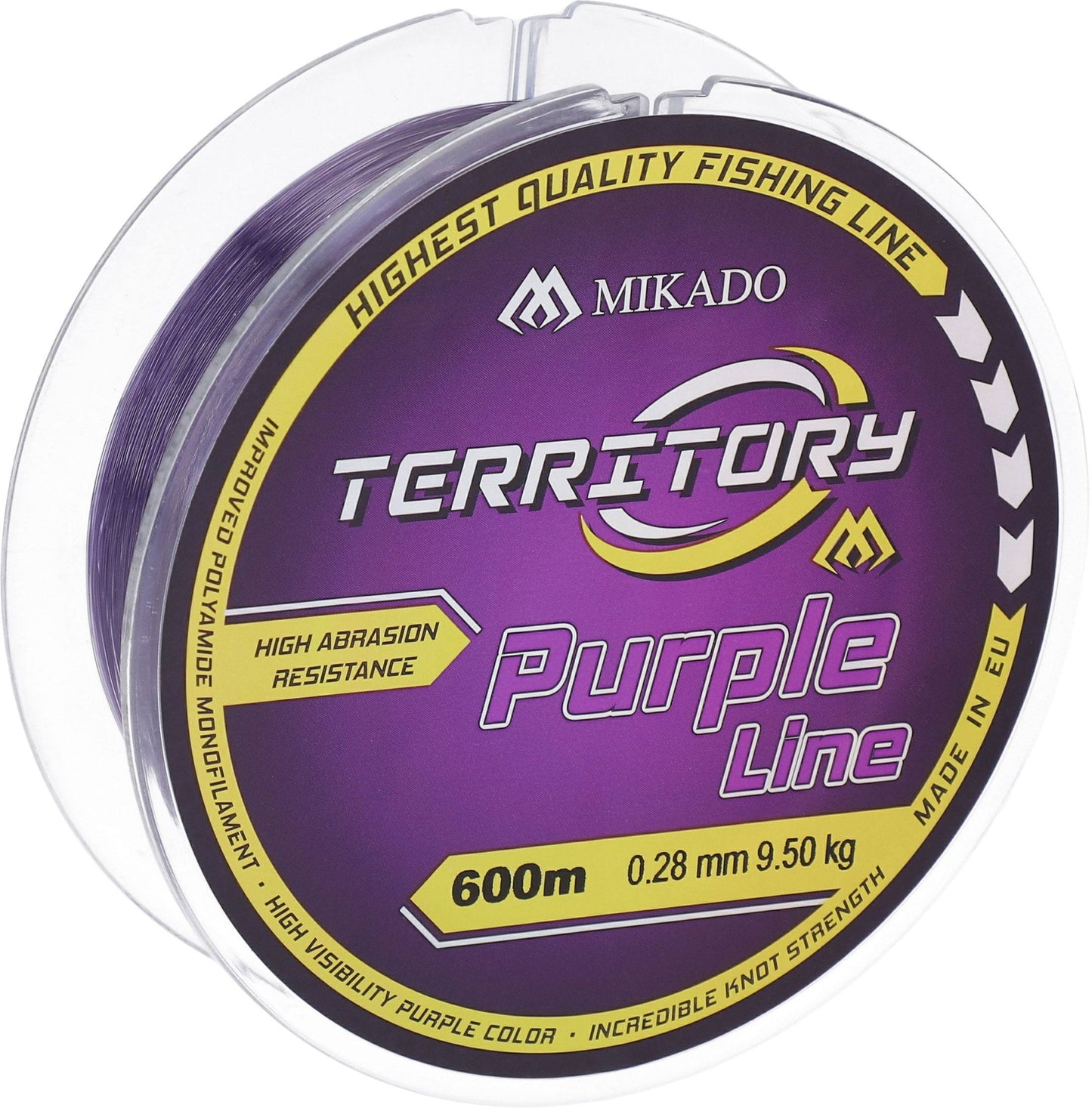 Mikado Schnur - Territory Purple - 0.26mm/8.50kg/600m - 1 Spule