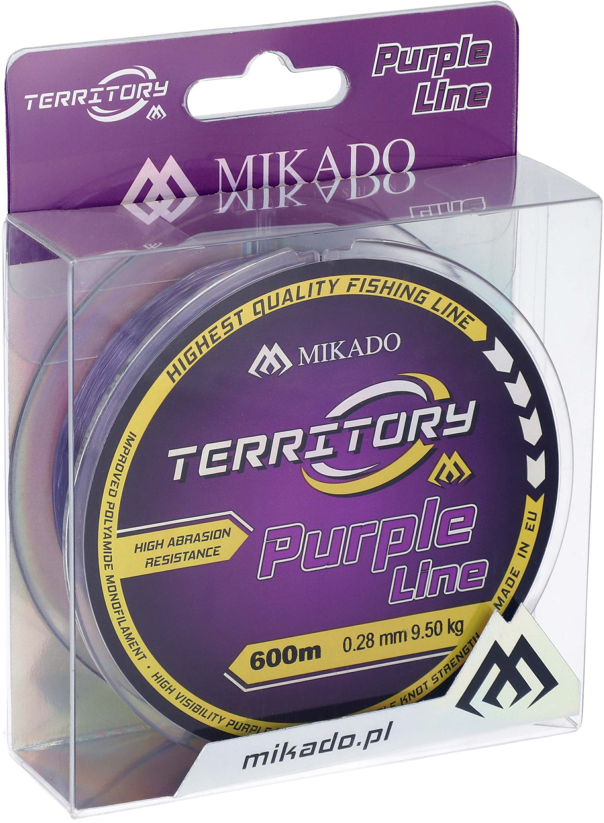 Mikado Schnur - Territory Purple - 0.40mm/13.80kg/600m - 1 Spule
