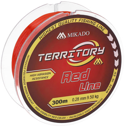 Mikado Schnur - Territory Red - 0.40mm/13.80kg/300m - 1 Spule