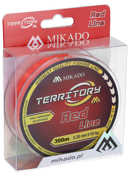 Mikado Schnur - Territory Red - 0.35mm/11.90kg/300m - 1 Spule