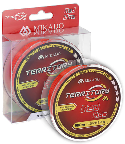 Mikado Schnur - Territory Red - 0.40mm/13.80kg/600m - 1 Spule