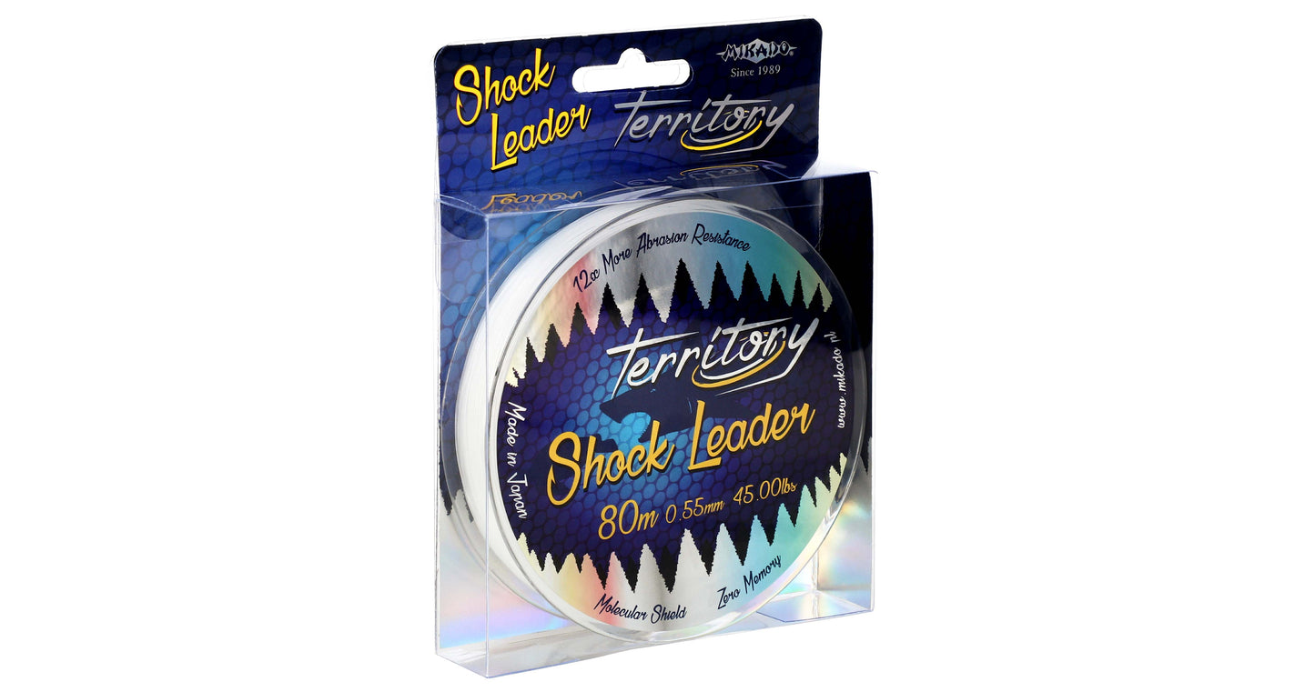 Mikado Schock-Leader - Territory Shock Leader 45lbs/0.55mm/80m - Grün - 1 Spule